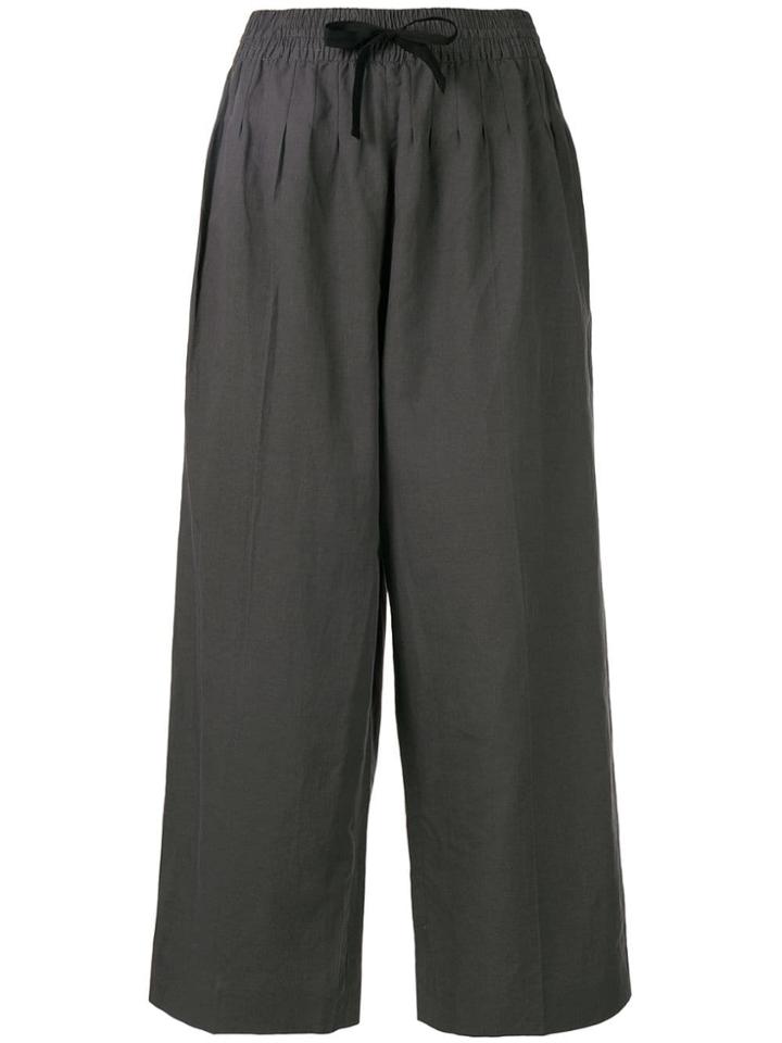 Haider Ackermann High-waisted Wide Leg Trousers - Grey