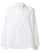 Hed Mayner Long-sleeve Fitted Shirt - White