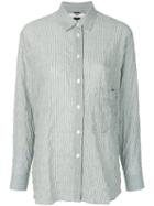 Hope - Woven Stripe Shirt - Women - Cotton/polyurethane/lyocell - 42, White, Cotton/polyurethane/lyocell