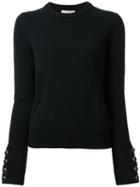 Michael Kors Crew Neck Jumper, Women's, Size: Small, Black, Cashmere