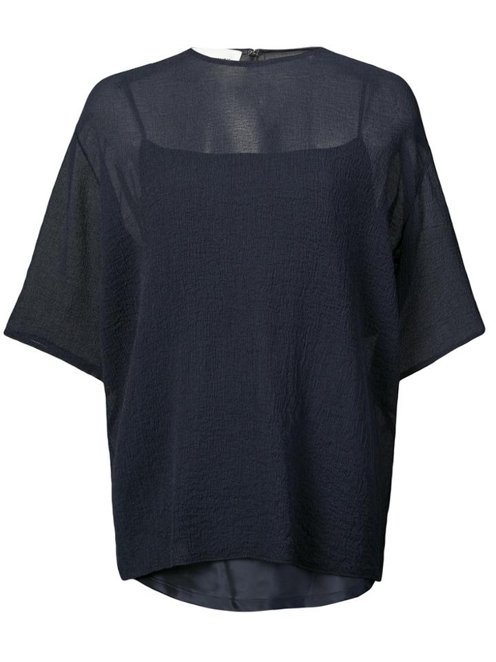 Mansur Gavriel Wavy Shirt - Blue