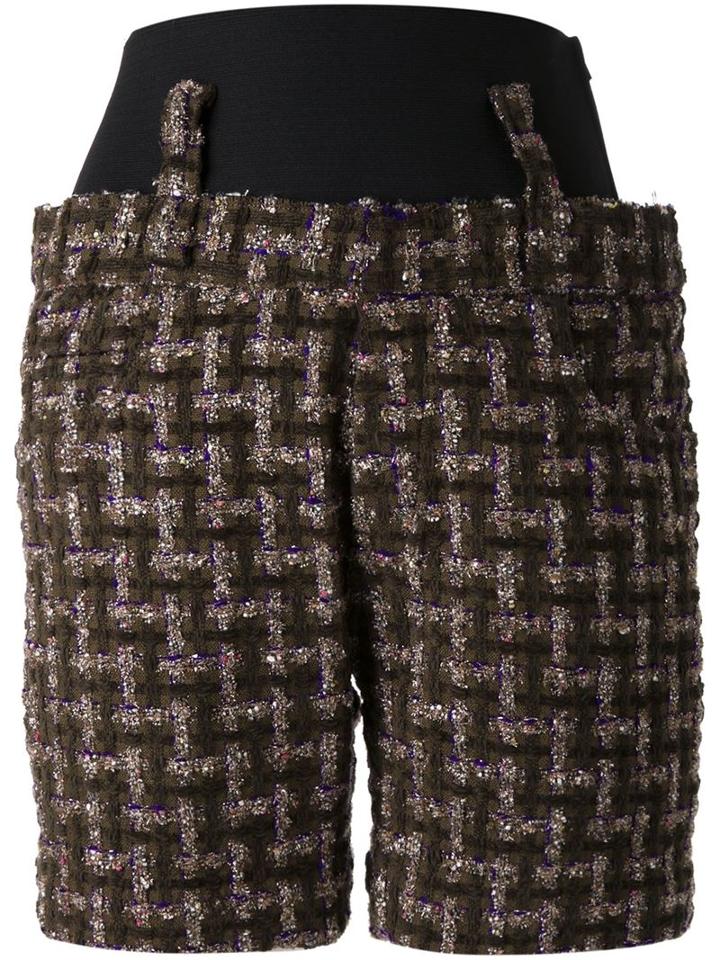 Haider Ackermann Tweed Shorts, Women's, Size: 36, Black, Cotton/acrylic/polyamide/wool