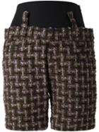 Haider Ackermann Tweed Shorts, Women's, Size: 36, Black, Cotton/acrylic/polyamide/wool