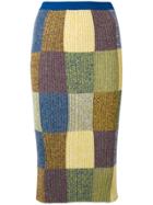 Ports 1961 Fitted Knit Skirt - Blue