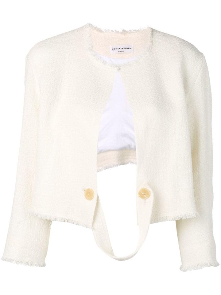 Sonia Rykiel Asymmetric Jacket - White