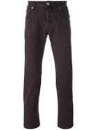 Jacob Cohen Slim-fit Jeans, Men's, Size: 32, Pink/purple, Cotton/spandex/elastane