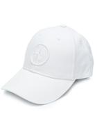 Stone Island Compass Logo Baseball Cap - White