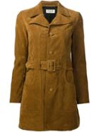 Saint Laurent 70's Short Belted Coat