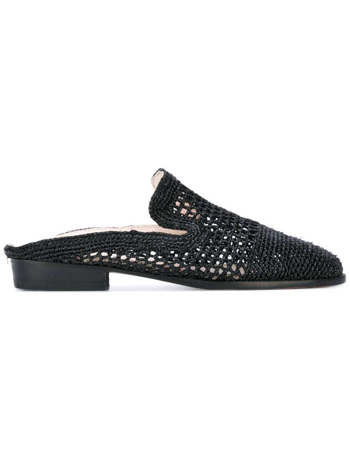 Robert Clergerie Antes Mules - Black