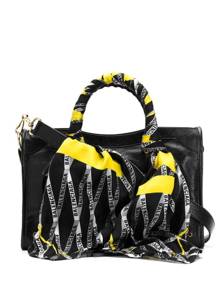 Balenciaga Classic City Scarf Shoulder Bag Small - Black