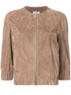 Desa 1972 Collarless Jacket - Brown