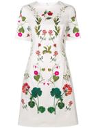 Oscar De La Renta Floral-print Dress - White