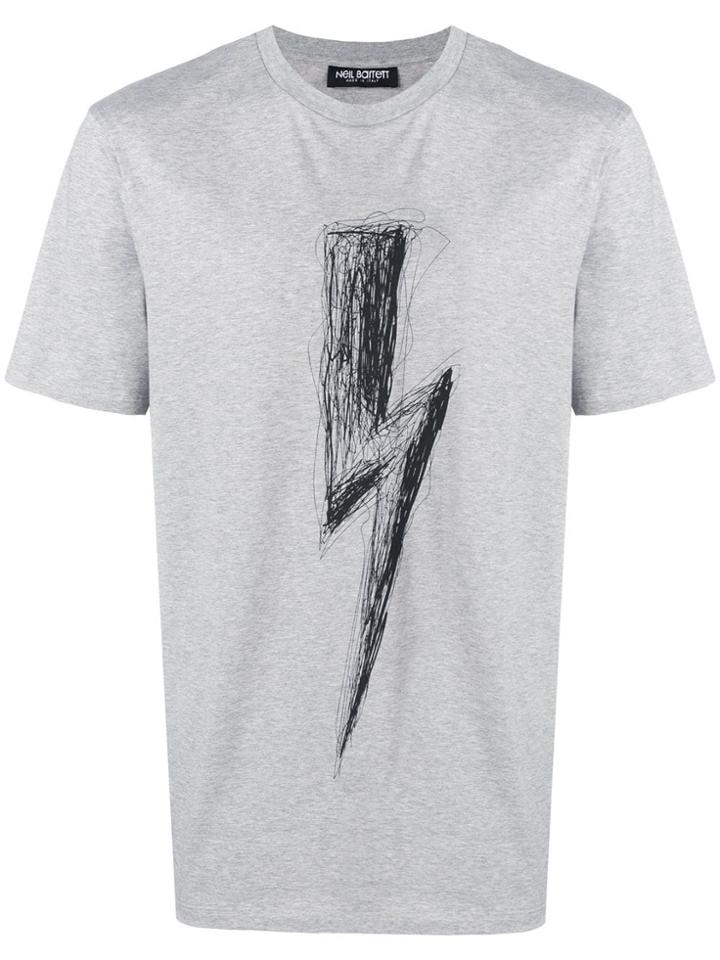 Neil Barrett Bolt T-shirt - Grey