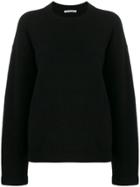 Alexander Wang Oversized Long-sleeve Jumper - Black