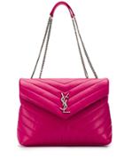 Saint Laurent Loulou Shoulder Bag - Pink