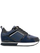 Tommy Hilfiger Patent Wedge Sneakers - Blue