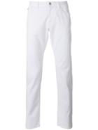 Armani Jeans - Straight Jeans - Men - Cotton/spandex/elastane - 30, White, Cotton/spandex/elastane