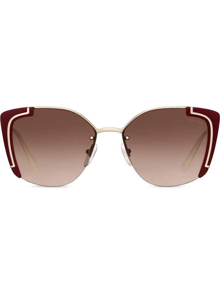 Prada Ornate Sunglasses - Red