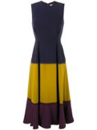 Roksanda Ambree Sleeveless Dress, Women's, Size: 12, Blue, Polyester/viscose/spandex/elastane