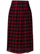 Bellerose Tartan Pleated Skirt - Blue