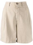 Berwich Tailored Fitted Shorts - Neutrals