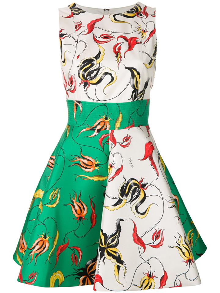 Fausto Puglisi Printed Cocktail Dress - Multicolour