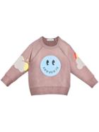 Burberry Kids Teen Smiley Face Print Sweatshirt - Pink
