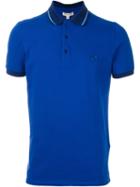 Burberry London Embroidered Logo Polo Shirt, Men's, Size: M, Blue, Cotton