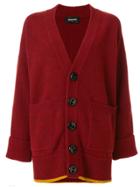 Dsquared2 Oversized V-neck Cardigan