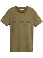 Burberry Logo Print T-shirt - Green