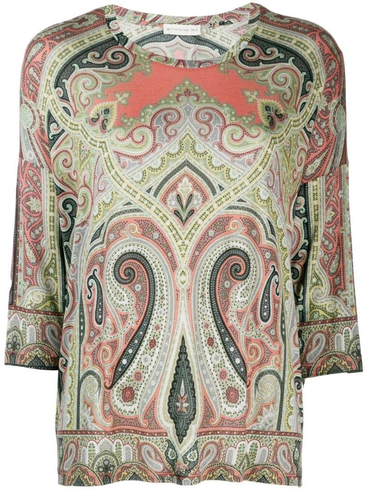 Etro Paisley Pattern Top - Green