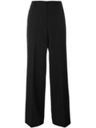 Dkny Wide Leg Tailored Trousers, Women's, Size: 2, Black, Wool