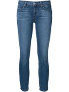 Paige Novelle Cropped Jeans, Women's, Size: 25, Blue, Rayon/cotton/polyester/spandex/elastane