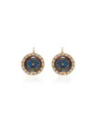 Ileana Makri 18k Yellow Gold Eye Diamond Earrings - Metallic