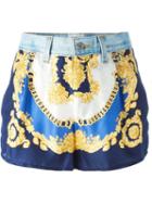 Forte Couture Printed Contrast Shorts