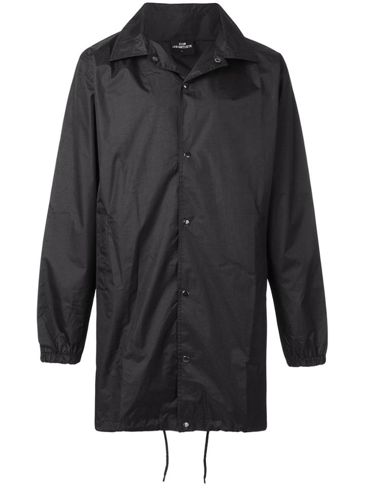 Les (art)ists Long Coach Jacket - Black