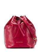 L'autre Chose Bucket Bag With Shoulder Strap - Red