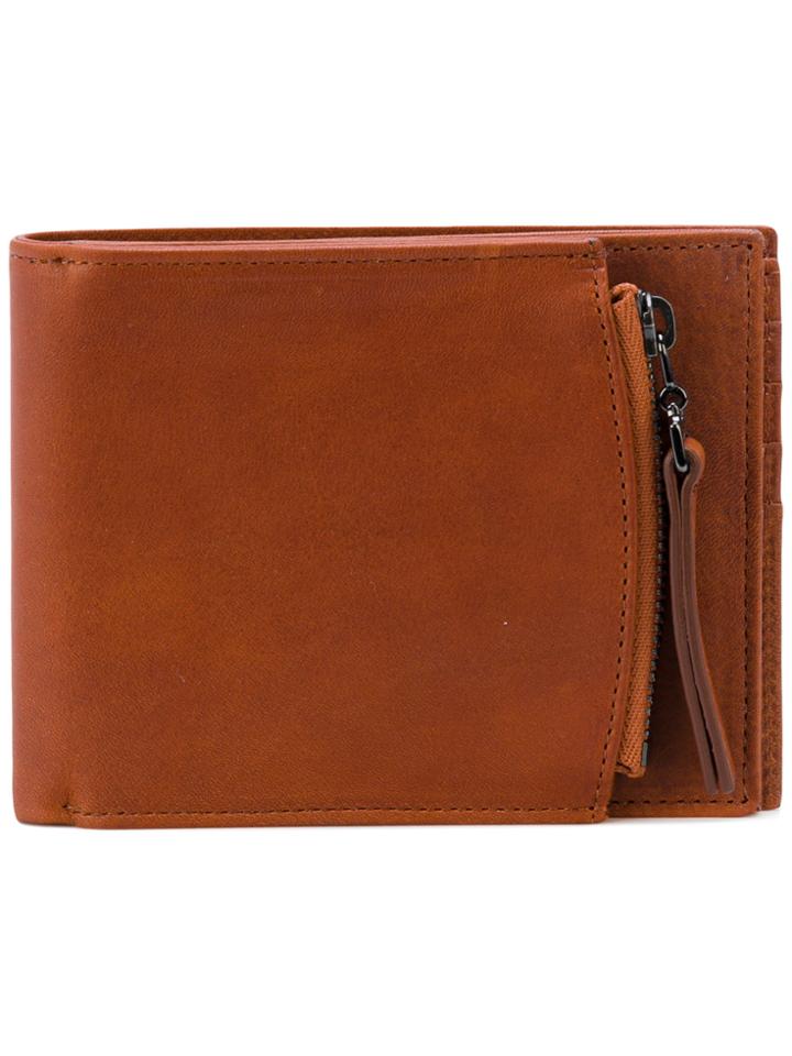 Maison Margiela Zipped Billfold Wallet - Brown