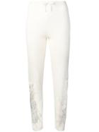 Ermanno Scervino Lace Embellished Knitted Trousers - White