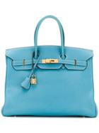Hermès Vintage 35cm Birkin Bag - Blue