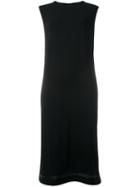 Maison Margiela Shift Dress, Women's, Size: 40, Black, Acetate/polyamide/silk/spandex/elastane