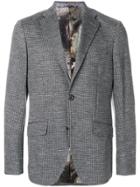 Etro Woven Button-up Jacket - Grey