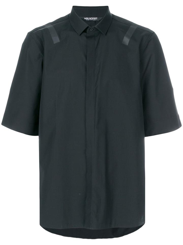 Neil Barrett Striped Shoulder Shirt - Black