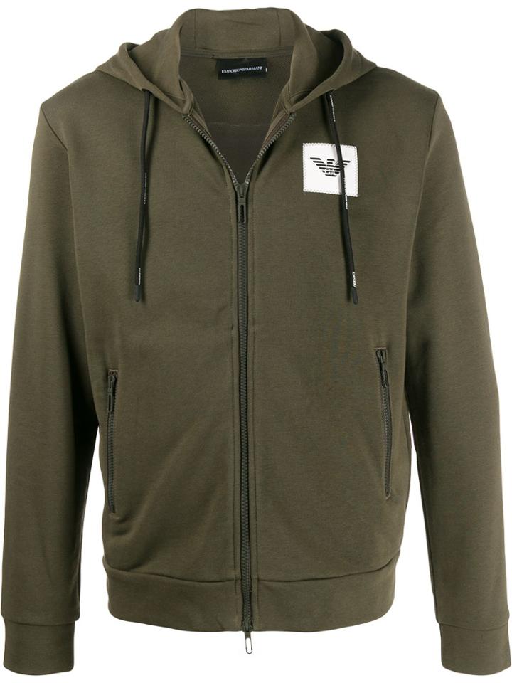 Emporio Armani City List Bomber Jacket - Green