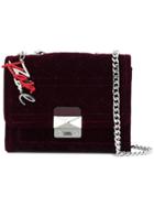 Karl Lagerfeld Karl X Kaia Velvet Handbag - Red