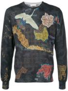 Etro Etronesian Ocean Knitted Jumper - Grey