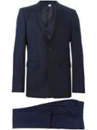 Burberry Slim Fit Wool Suit - Blue