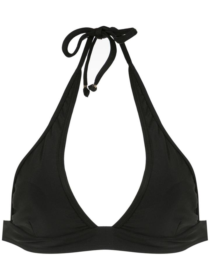 Amir Slama Plain Bikini Top - Black