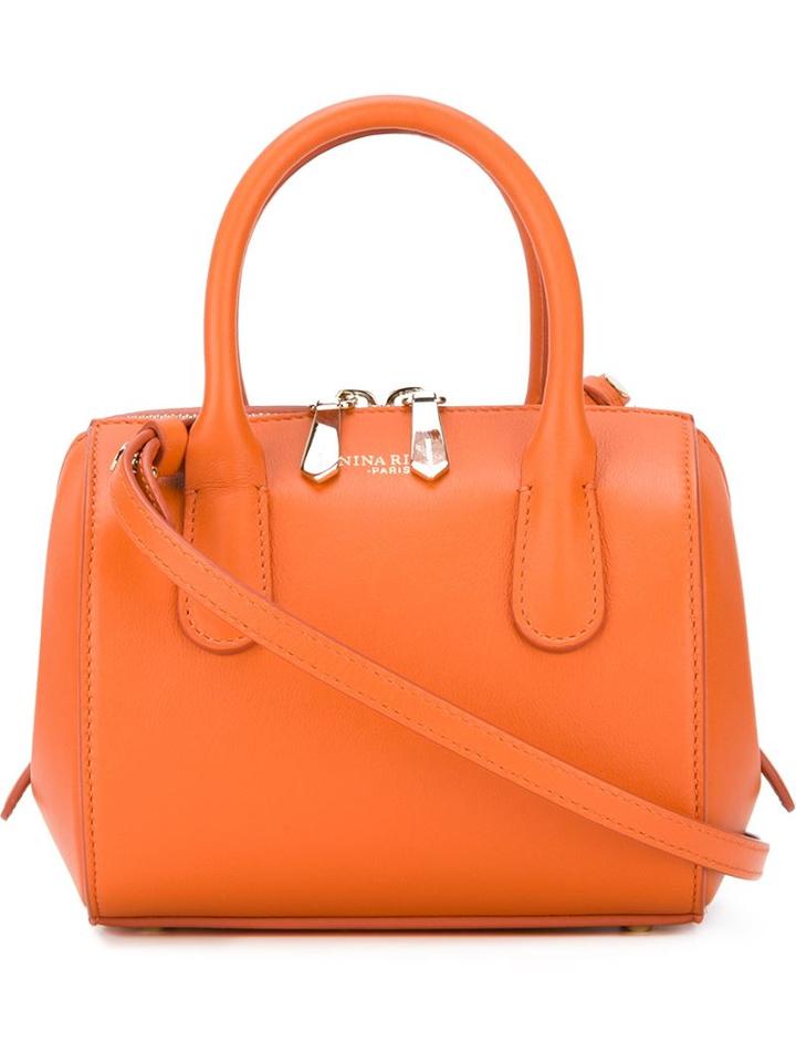 Nina Ricci Mini Crossbody Bag, Women's, Yellow/orange