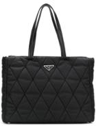 Prada Quilted Tote Bag - Black